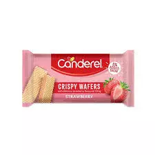 CANDEREL CRISPY WAFERS STRAWBERRY 45 G