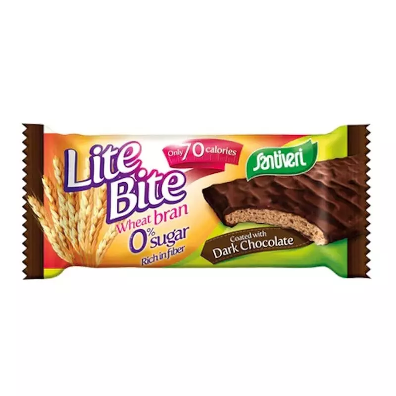 SANTIVERI LITE BITE DARK CHOCOLATE 17G 