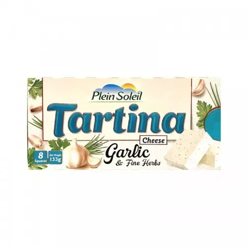 PLEIN SOLEIL TARTINA GARLIC & FINE HERBS *8 133G