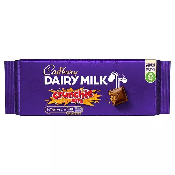 CADBURY BLOCK LARGE CRUNCHIE 180G