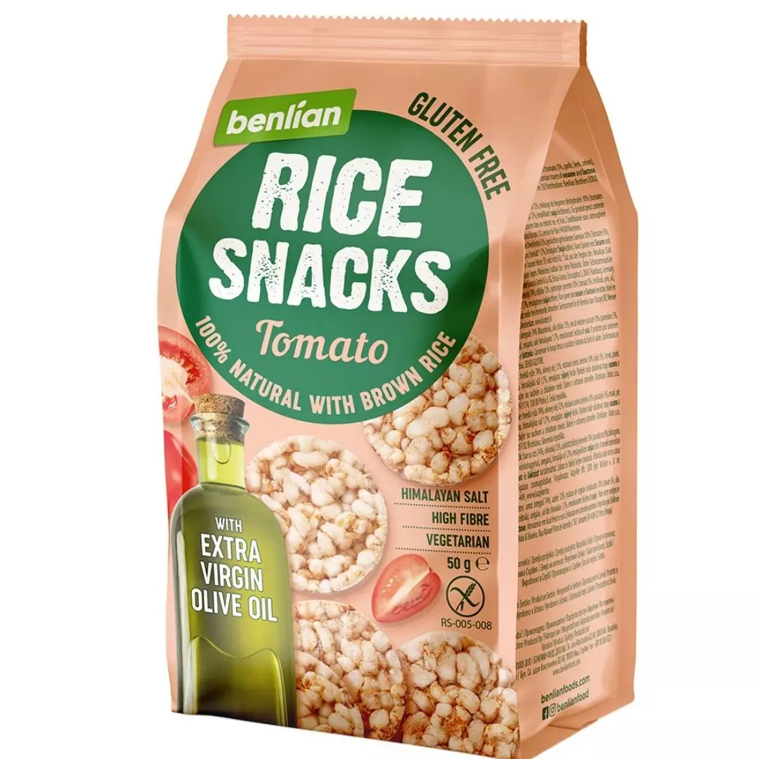 RICE SNACKS TOMATO 50G