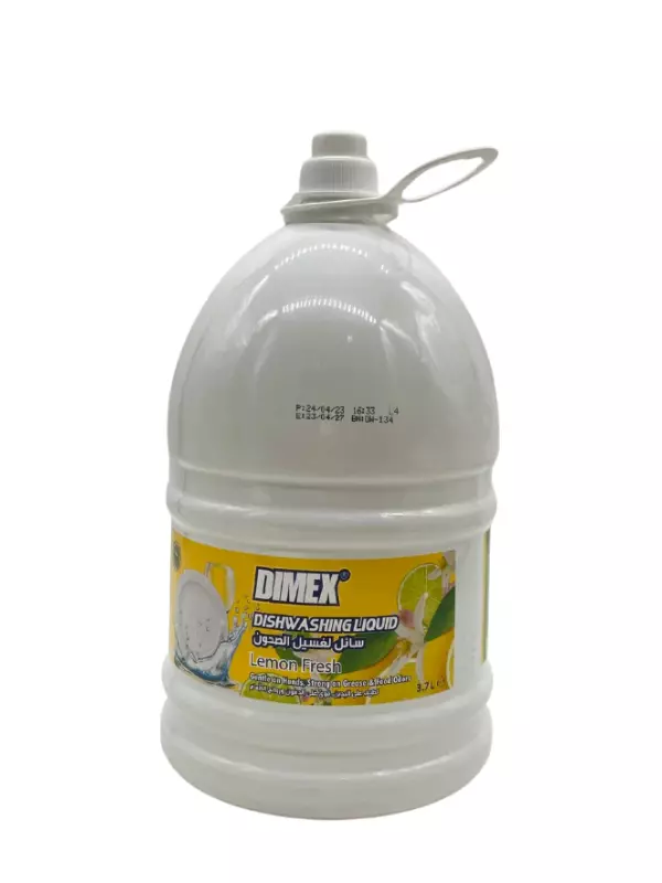 DIMEX DISHWASHING LIQUID LEMON FRESH 3.7 L