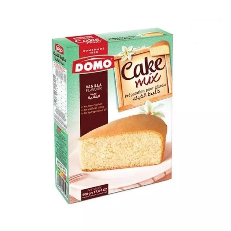 DOMO CAKE MIX VANILLA 500 G