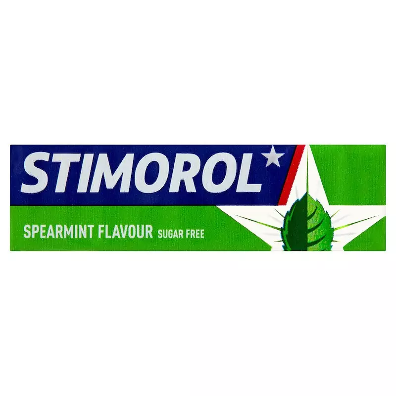 STIMOROL SPEARMINT GUM 14 G*10