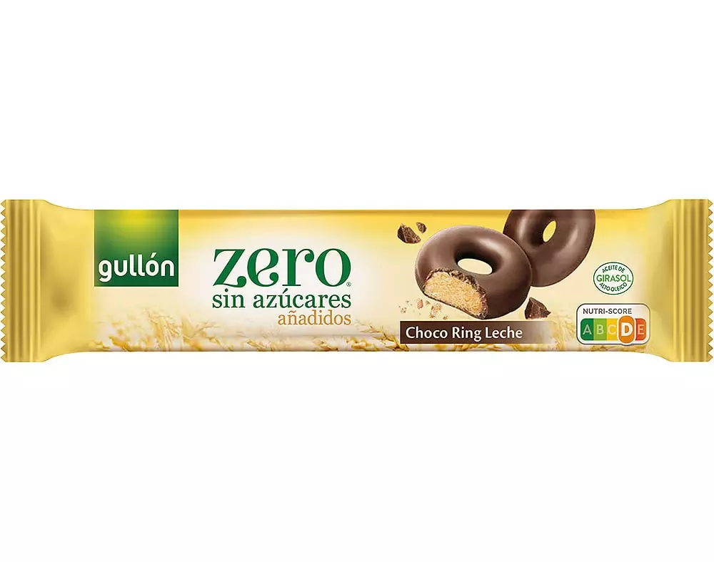 GULLON ZERO CHOCO RING LECHE 128G 