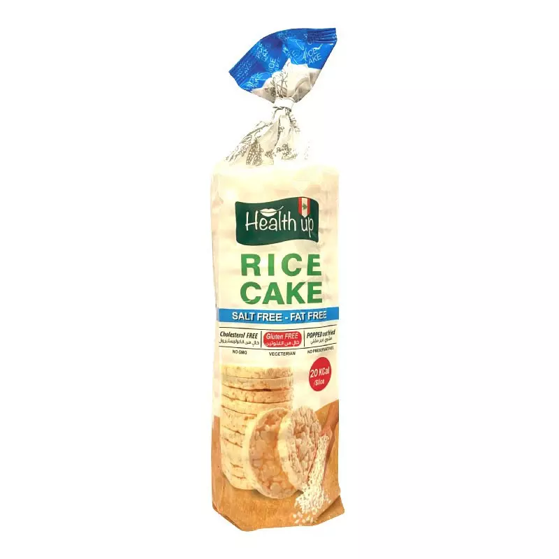 HEALTH UP RICE CAKE NO SALT FAT FREE 120 G
