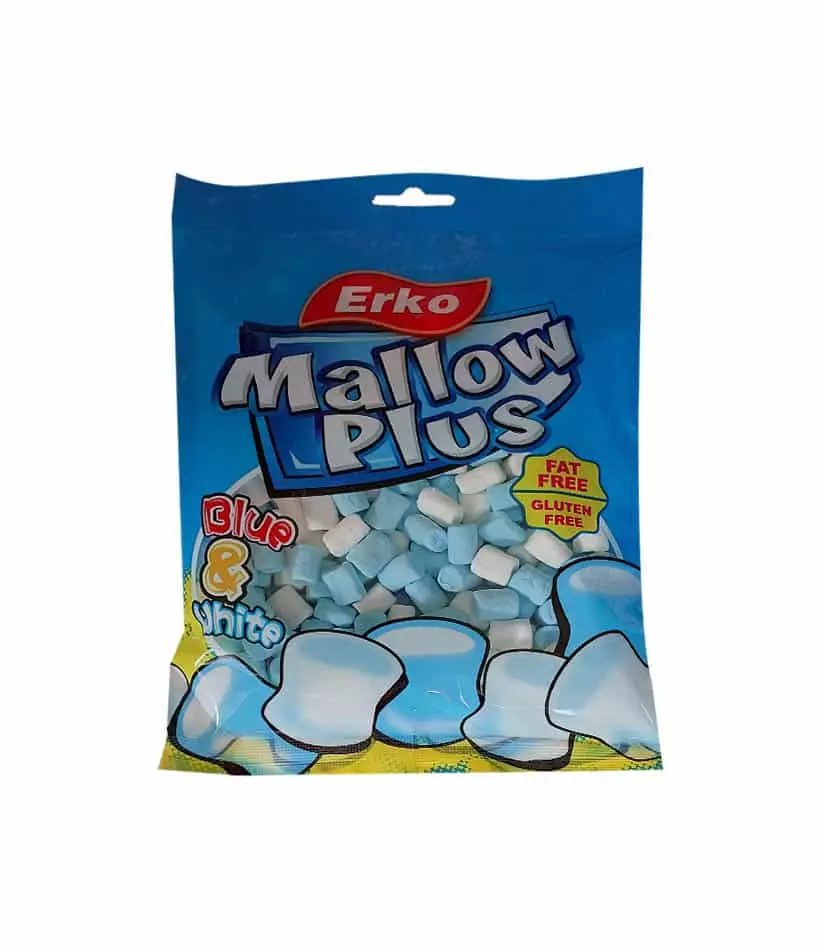 ERKO MALLOW PLUS BLUE & WHITE MINI 100 G