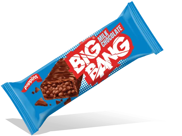POPPINS BIG BANG MILK CHOCOLATE 18 G