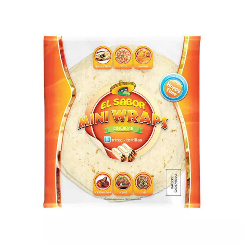 EL SABOR WRAPS ORIGINAL *8 144 G