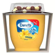 DANETTE VANILLA DESSERT + CHOCOLATE BALLS
