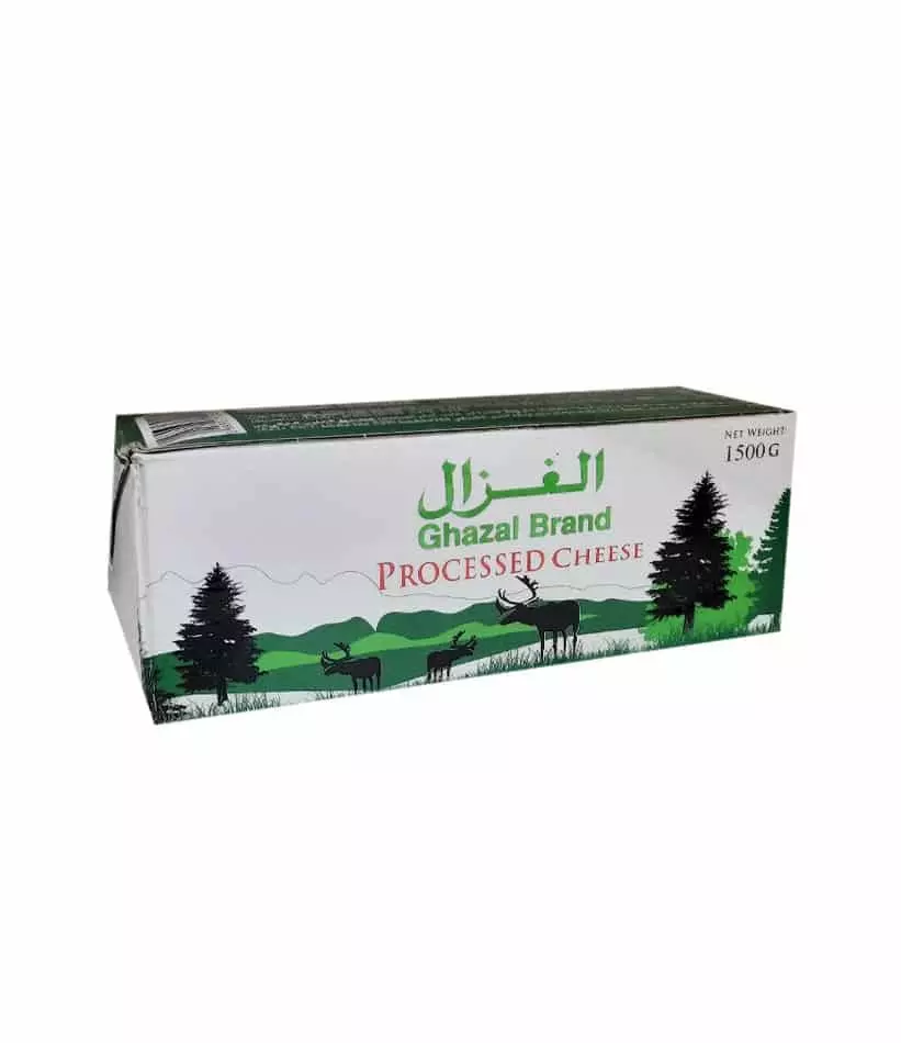 GHAZAL BRAND PROCESSED CHEESE 1500 G
