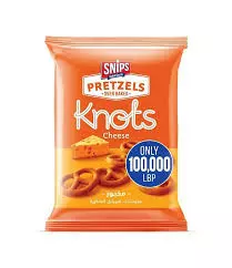 SNIPS PRETZELS KNOTS CHEESE 250 G