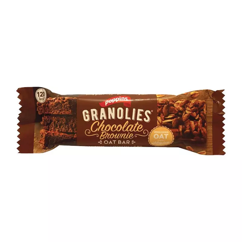 POPPINS GRANOLIES CHOCOLATE BROWNIE OAT BAR 30 G