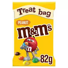 M&M S PEANUT TREAT BAG 82 G