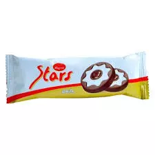 ELEGANCE STARS WHITE BISCUIT 38G