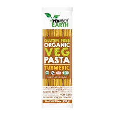 PERFECT EARTH RED ORGANIC RICE TUMERIC PASTA 225