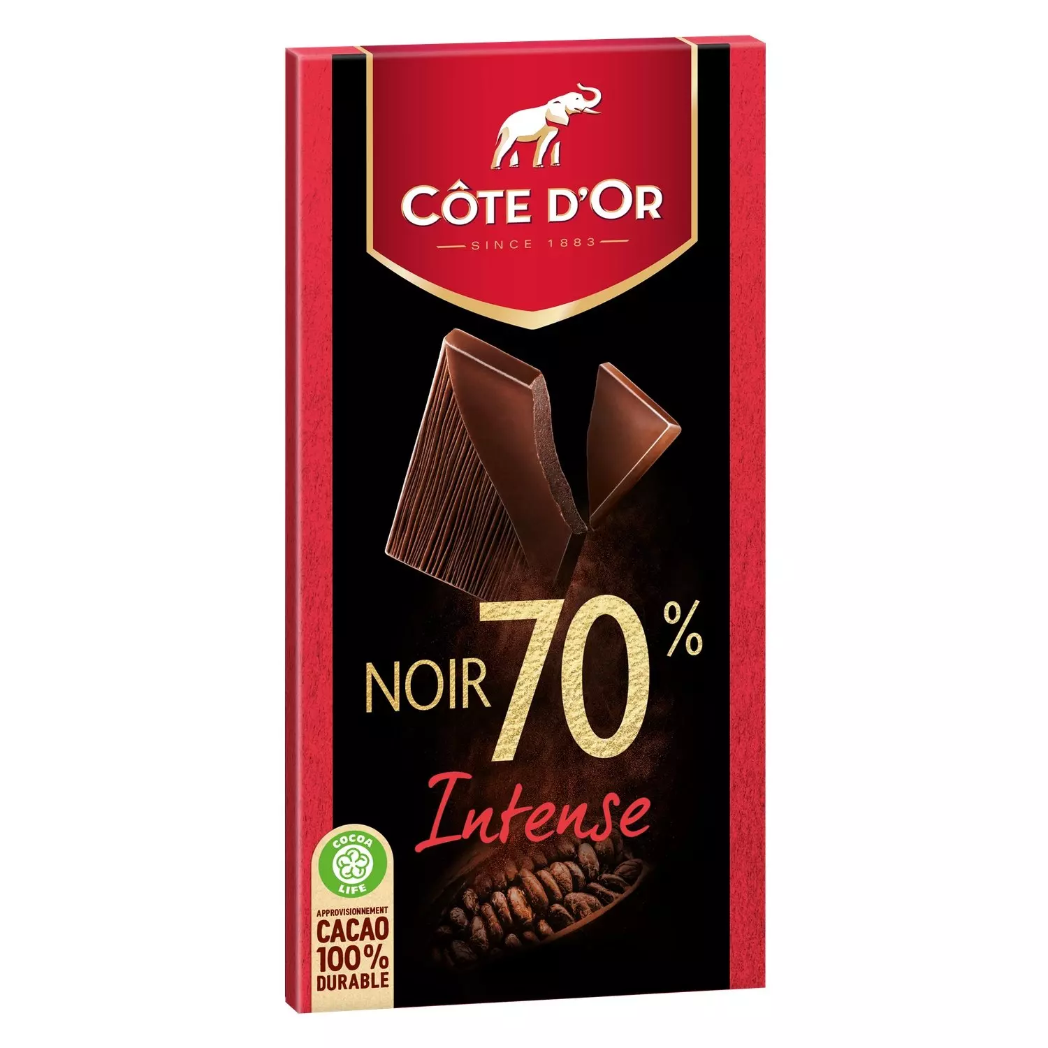 COTE DOR NOIR 70% INTENSE 100 G