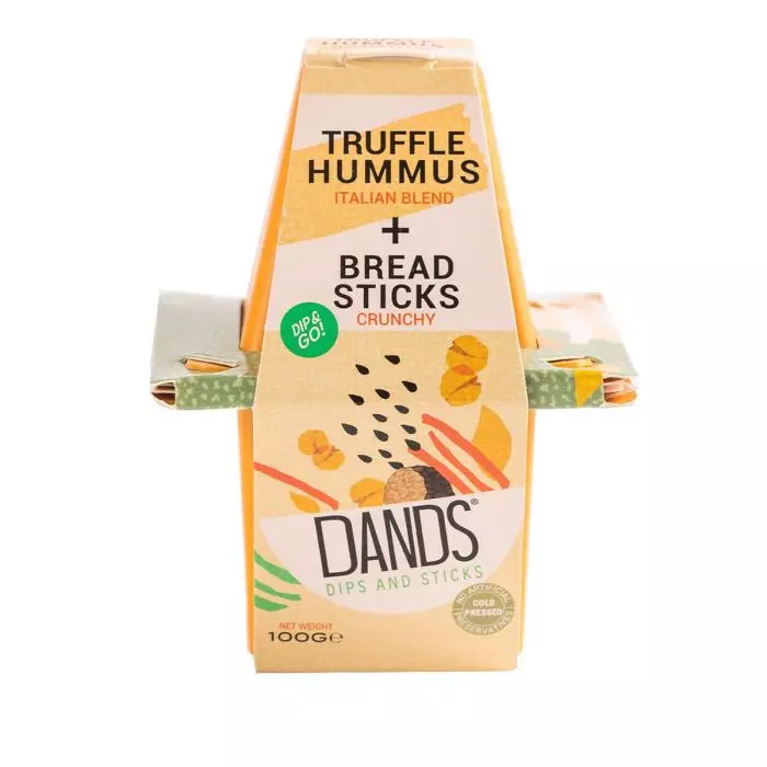 DANDS DIPS AND STICKS TRUFFLE HUMMUS 100 G 