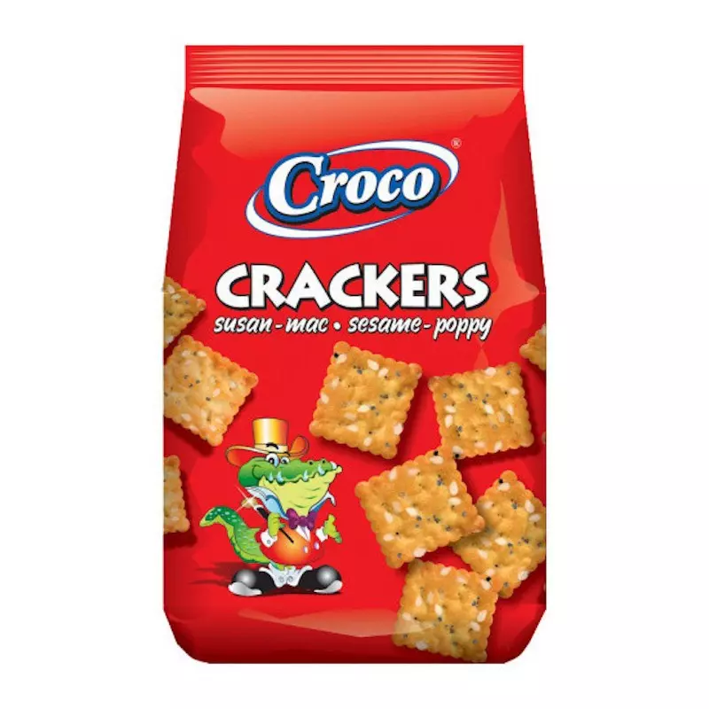 CROCO CRACKERS SESAME + POPPY 100G 