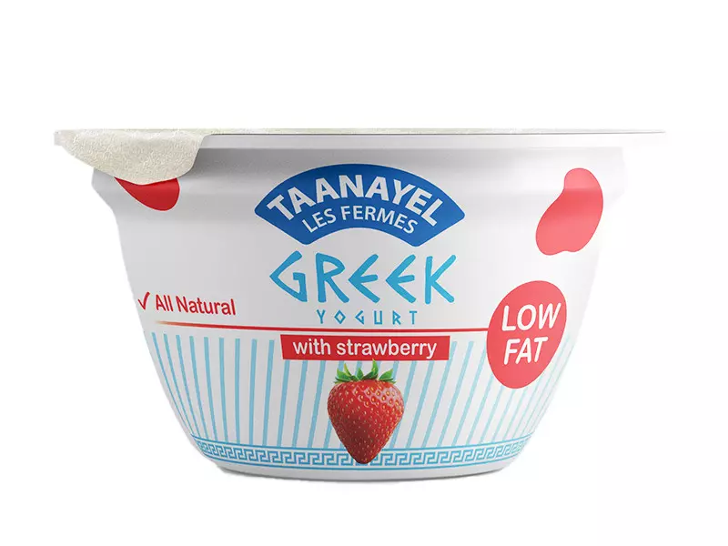 TAANAYEL GREEK YOGURT WITH STRAWBERRY 150 G