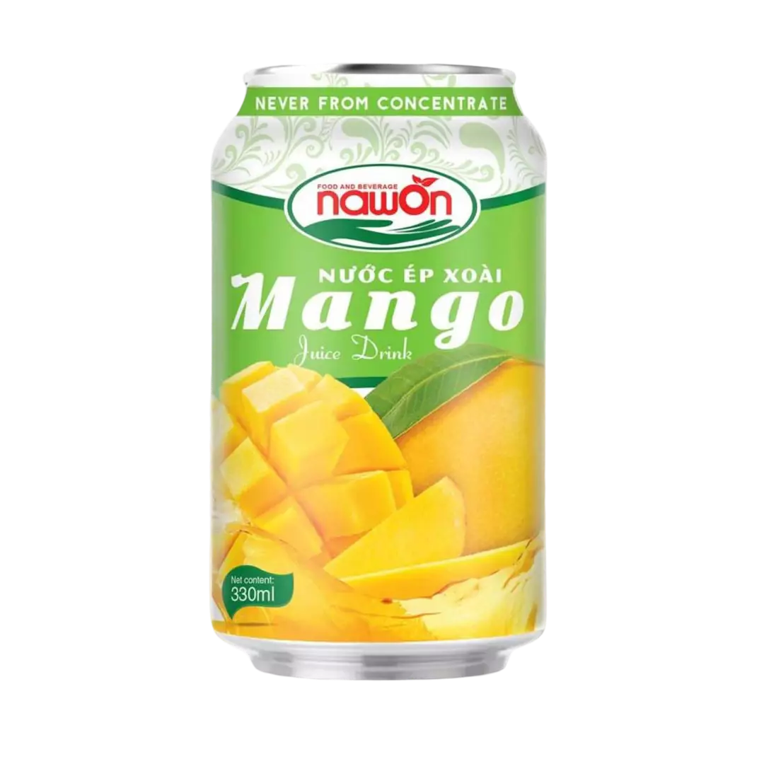 NAWON JUICE DRINK MANGO CAN 330 ML