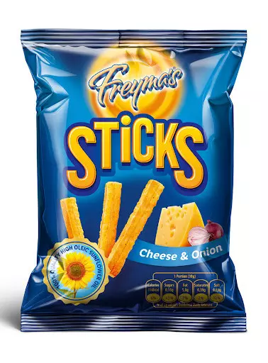 FREYMA S STICKS CHEESE & ONION 40G