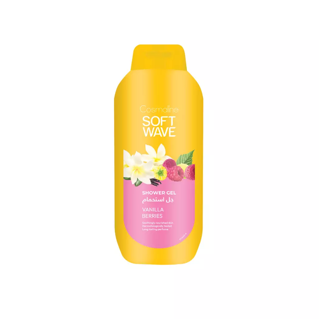 SOFT WAVE SHOWER GEL VANILLA BERRIES 650 ML