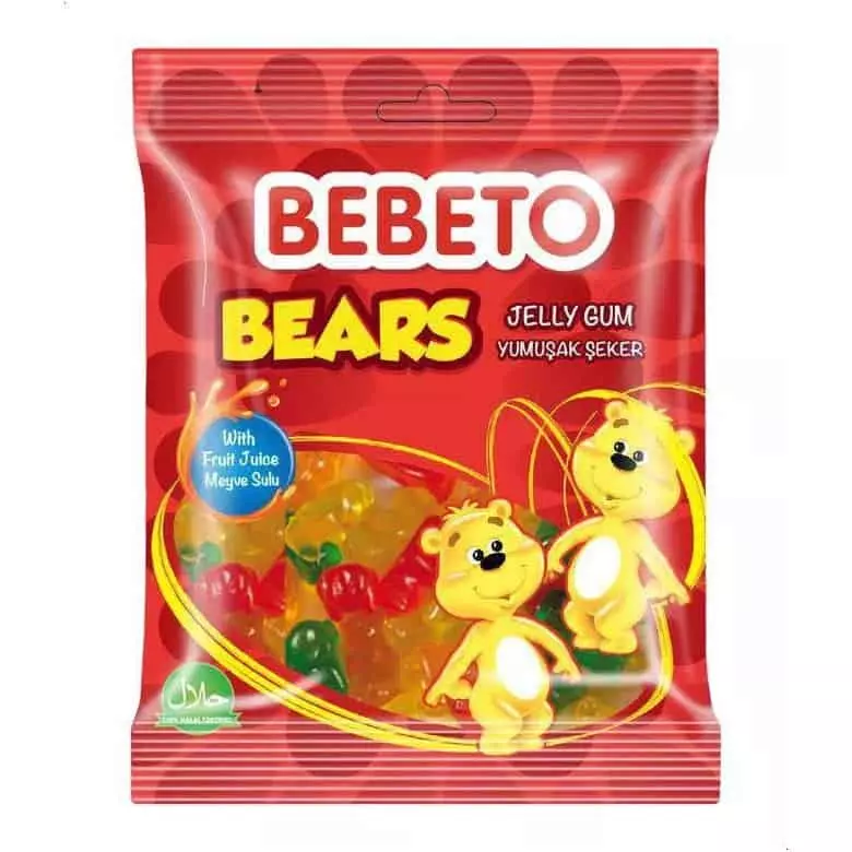 BEBETO FUNNY BEARS JELLY GUM 80 G
