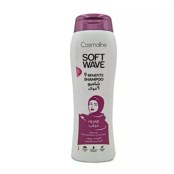 SOFT WAVE 9 BENEFITS HIJAB SHAMPOO 400 ML