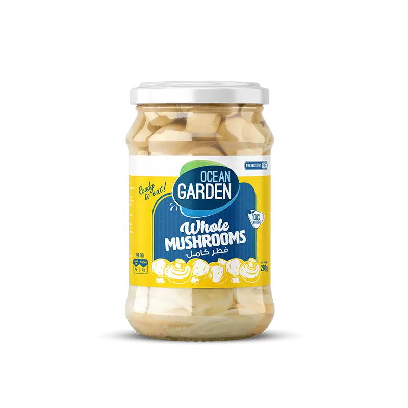 OCEAN GARDEN WHOLE MUSHROOMS 530G