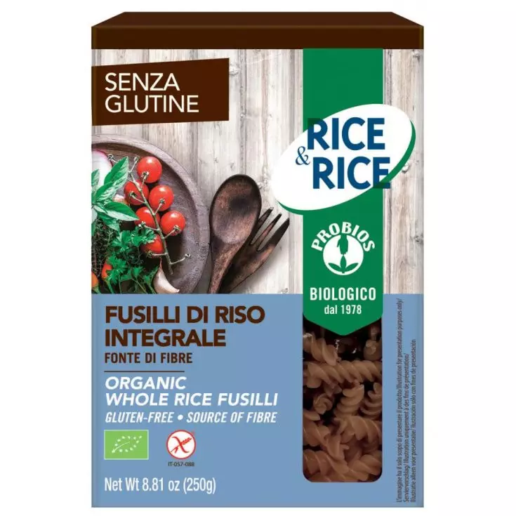 RICE&RICE WHOLE RICE FUSILI 250G