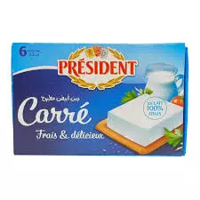 PRESIDENT PROCESSED CHEESE *6 84 G