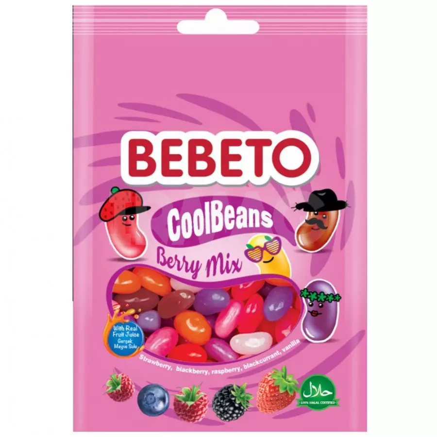 BEBETO COOL BEANS BERRY MIX 60G 