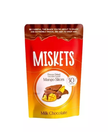 MISKETS DRIED MANGO CHOCO 80G
