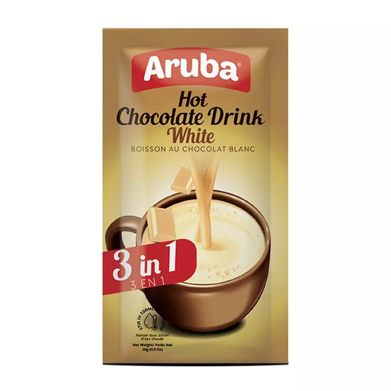 ARUBA HOT CHOCOLATE WHITE 3 IN 1 26G