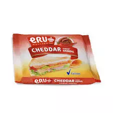 ERU CHEDDAR SLICES SAMBAL 150G 