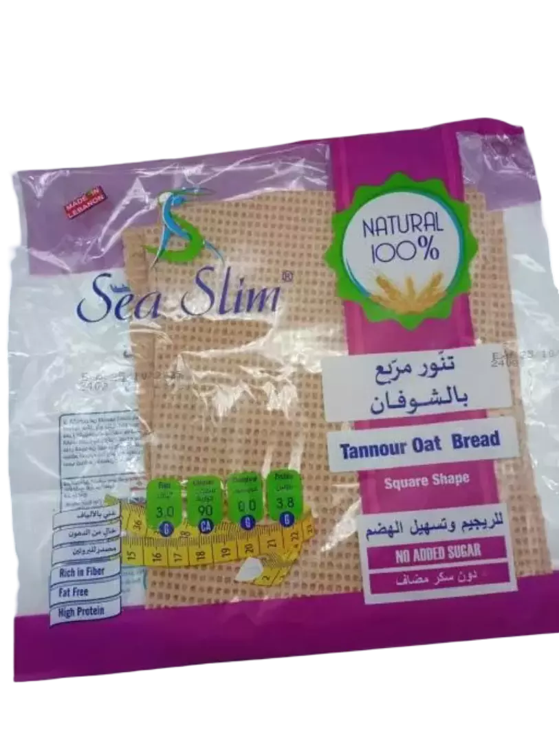 SEA SLIM TANNOUR OAT BREAD SQUARE SHAPE SF 290 G