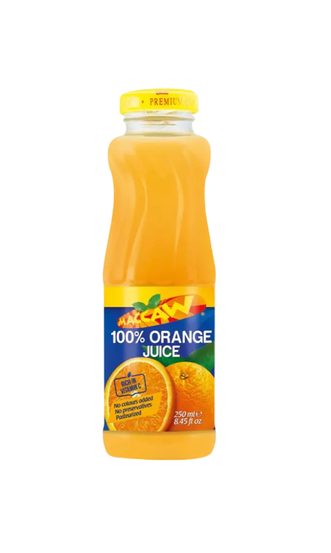 MACCCAW ORANGE JUICE 250ML GLASS
