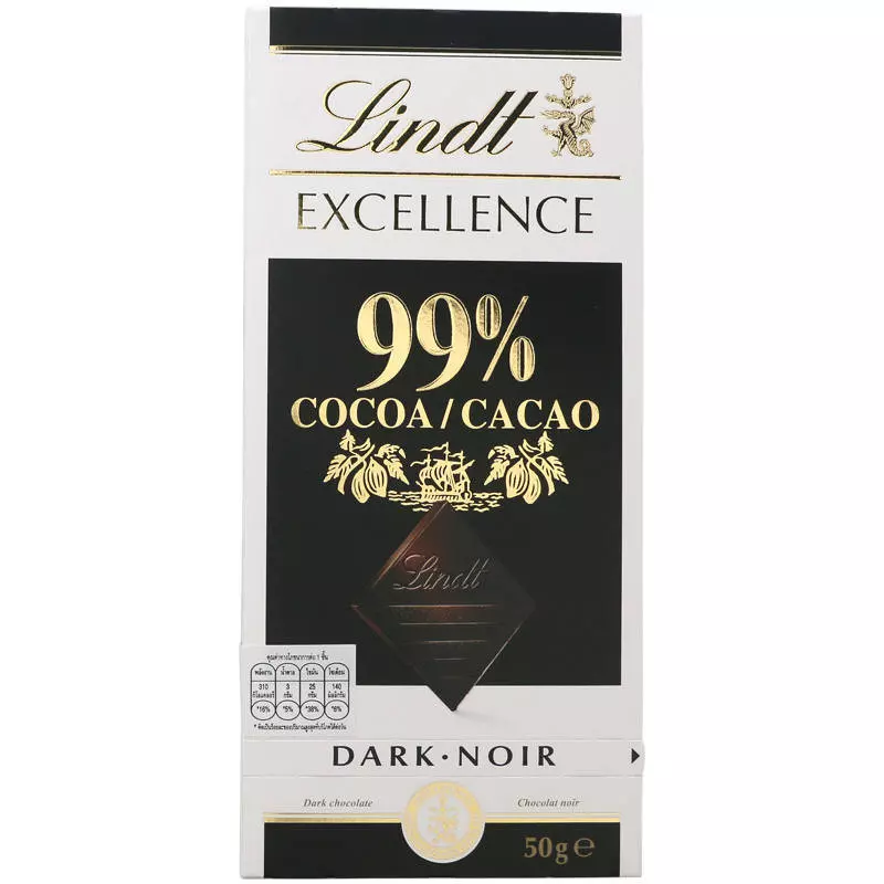 LINDT EXCELLANCE 99% COCOA 50 G