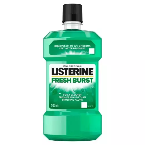LISTERINE MOUTH WASHFRESH BURST 500ML+ 250 ML FREE