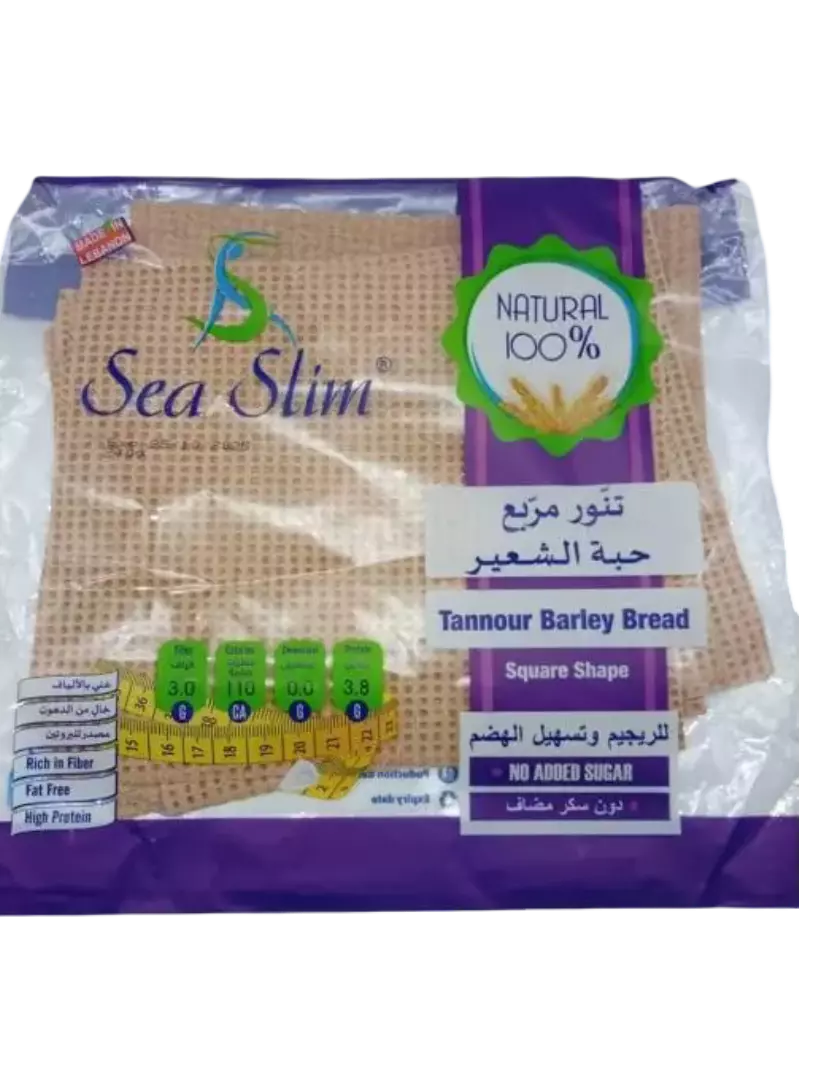 SEA SLIM TANNOUR BARLEY BREAD SQUARE SHAPE SF 290G