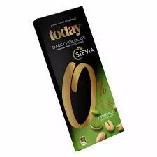 TODAY STEVIA DARK PISTACHIOS 65G