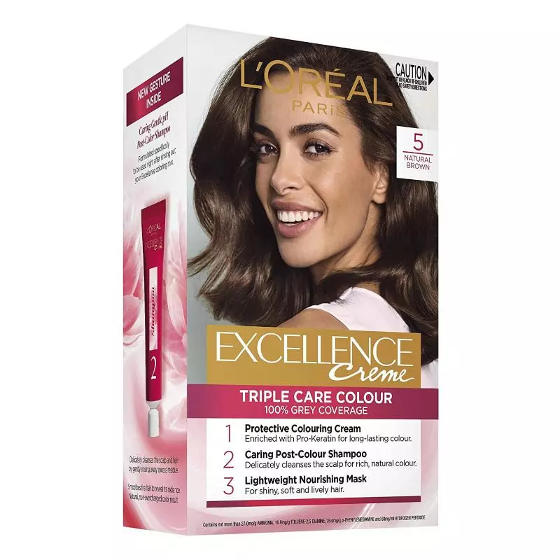 LOREAL EXCELLENCE HAIRCOLOR LIGHT BROWN #5