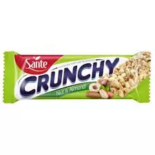 SANTE CRUNCHY NUT & ALMOND BAR 40G