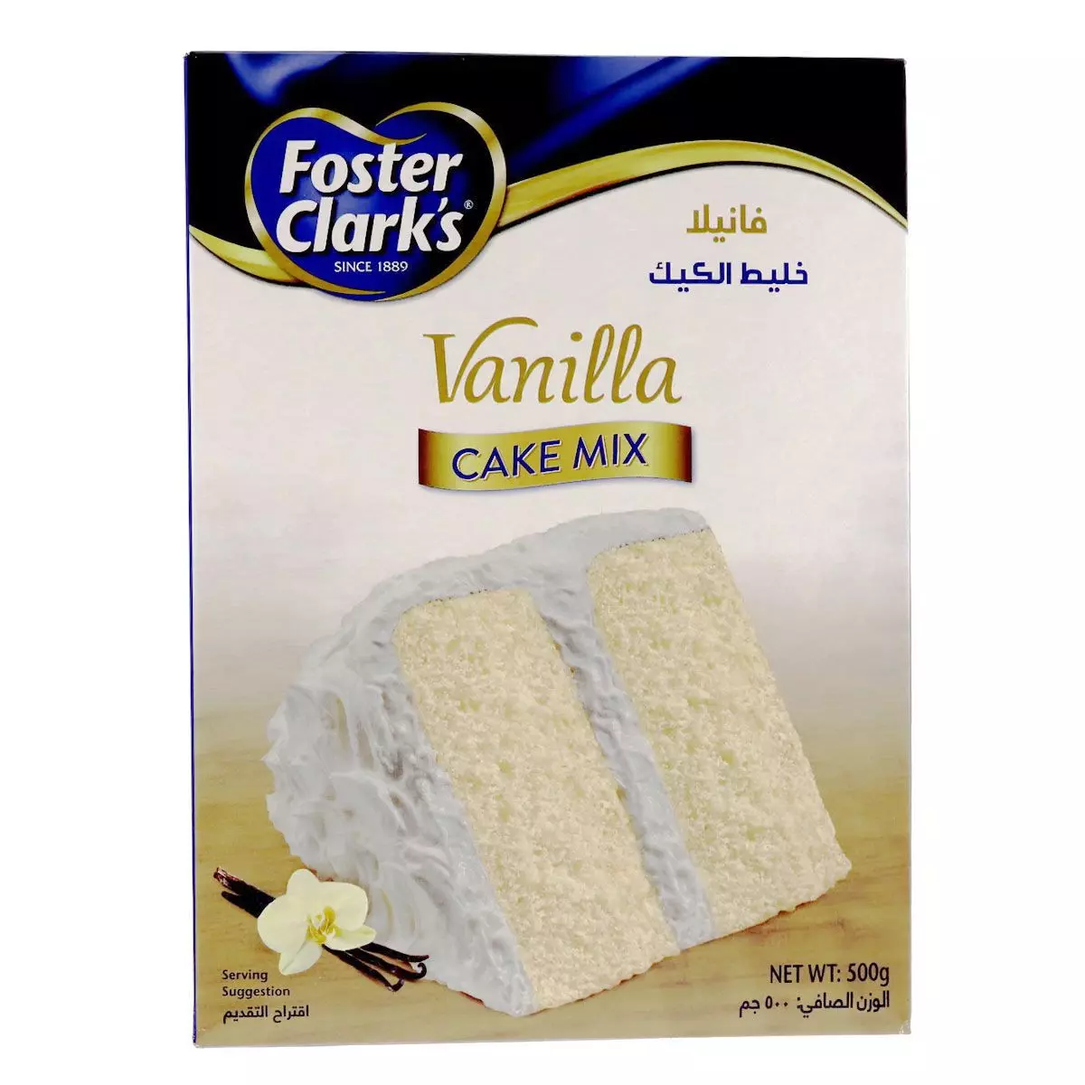 FOSTER CLARKS CAKE MIX VANILLA 500 G