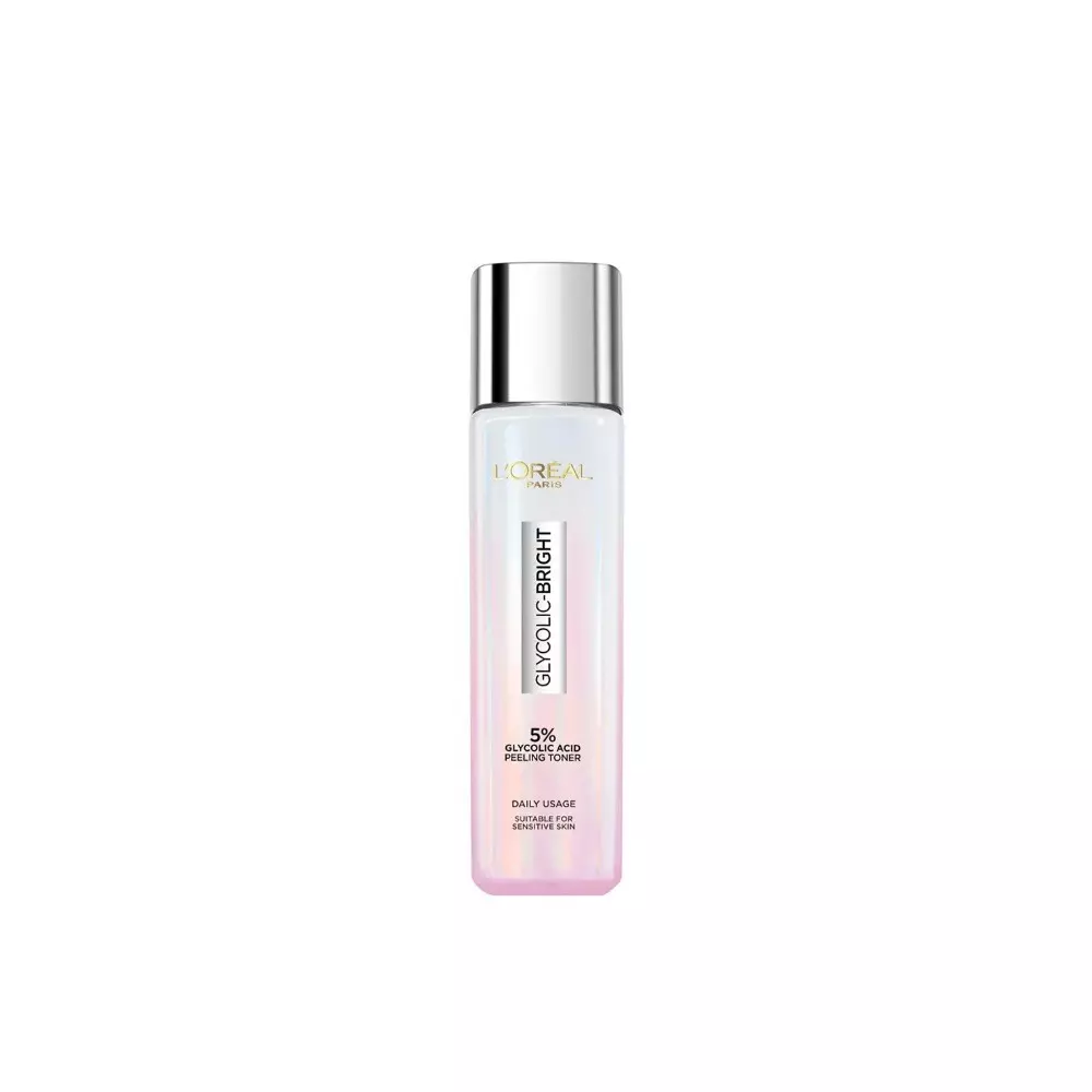 LOREAL GLYCOLIC BRIGHT GLOWING PEELING TONER 128ML