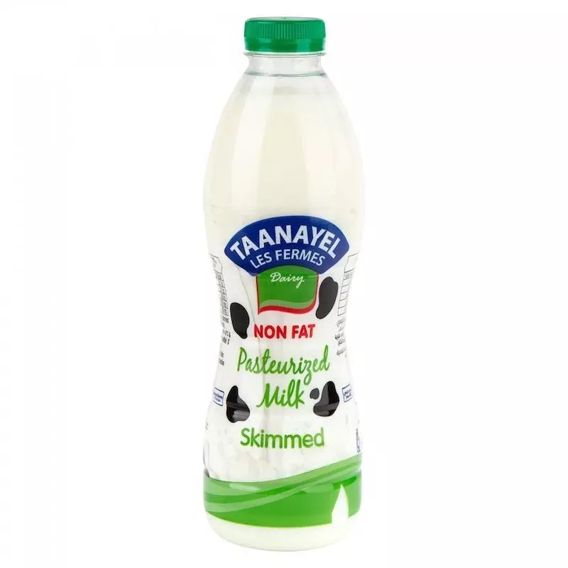 TAANAYEL NON FAT MILK 1 L 