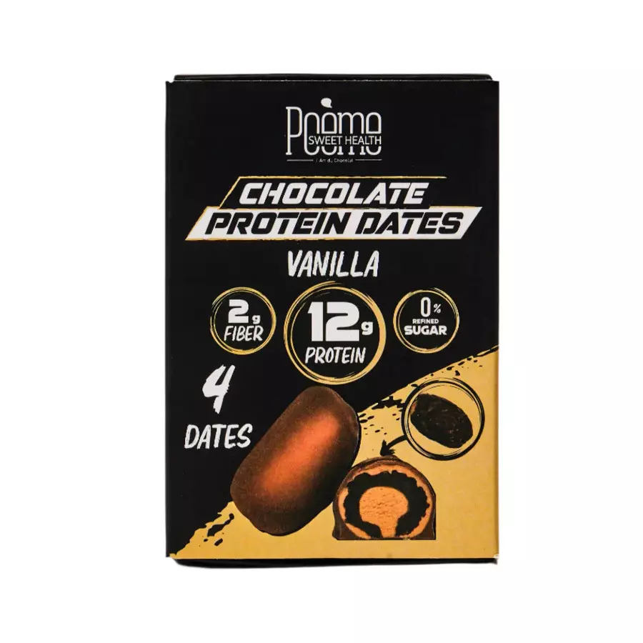 POEME CHOCOLATE PROTEIN DATES VANILLA 80G