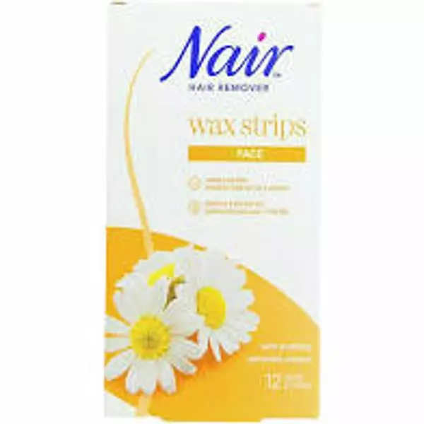 NAIR FACE WAX STRIPS *12