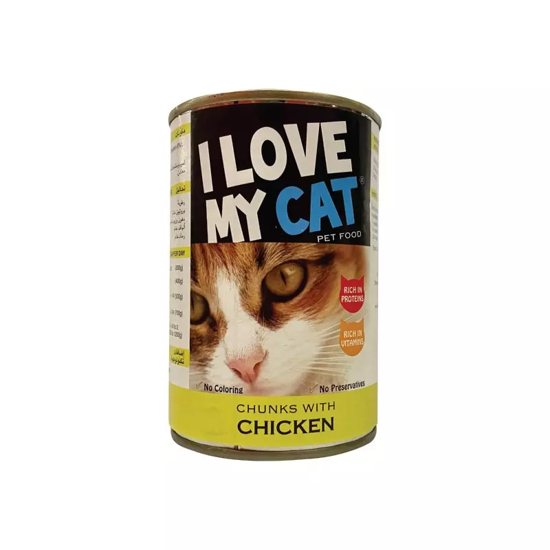 I LOVE MY CAT CHICKEN 400G 